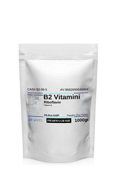 Aromel B2 Vitamini Riboflavin 1 kg Riboflavin Vitamin g