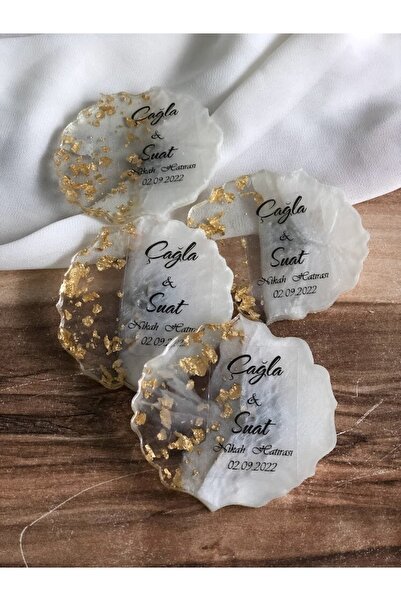 Masalsı Concept 25 Adet Epoksi Magneti Söz Hediyesi Düğün Hatırası Yeni Doğan...