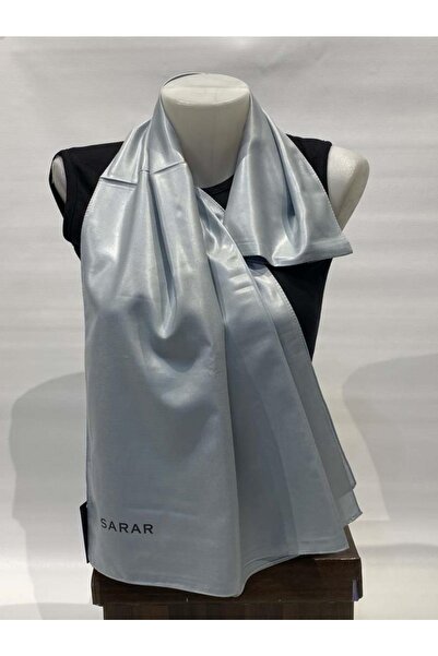 Sarar Deri Görünümlü Çift Taraflı Şal Srrderı Bebe Mavisi