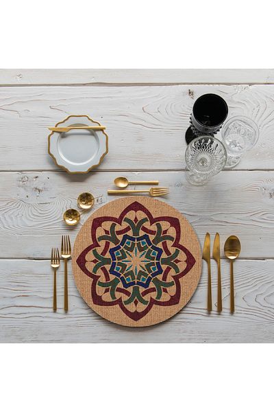 Egebella Non-Slip Decorative Placemat Multi-Purpose Placemat American Service Mousepad