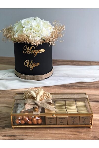 Masalsı Concept Yapay Gül Isteme Çiçeği, Kız Isteme Çikolatası, Söz Çikolatas...