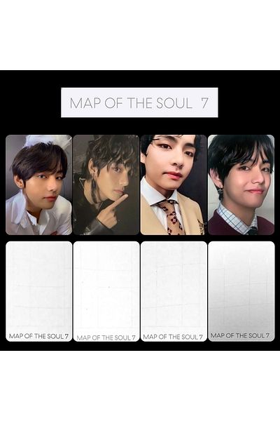 Kpop Dünyasi Bts V ''Map Of The Soul 7'' Album Card Set