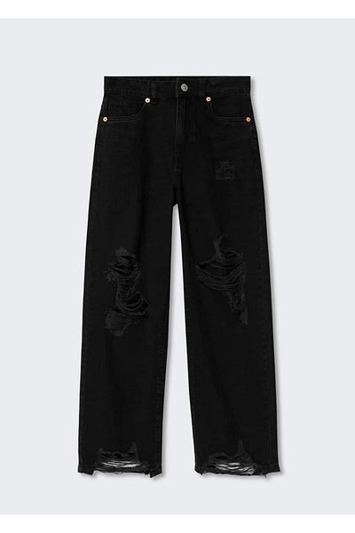 Mango Teen Black Jeans for Kids