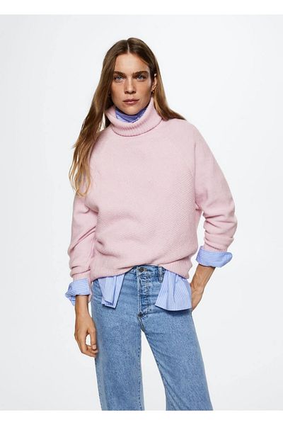 MANGO Woman High-Top Sweater