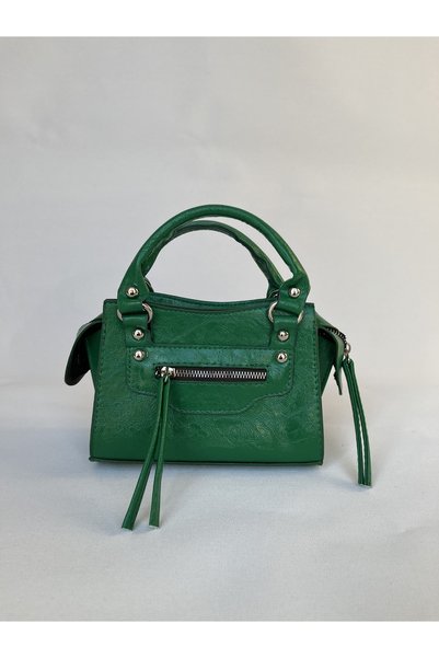 melecco Women Bl Mini City Bag Green Hand And Shoulder Bag Stylish Women's Bag