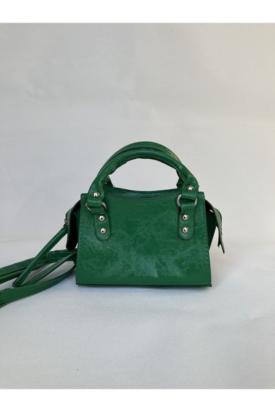 melecco Women Bl Mini City Bag Green Hand And Shoulder Bag Stylish Women's Bag