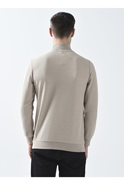 SÜVARİ Yarım Balıkçı Yaka Kapitone Bej Erkek Kazak Tr2013700302