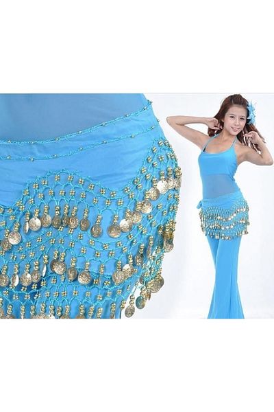 tahtakale marketi Blue Şakira Belt Large Size Shakira Dance Belt