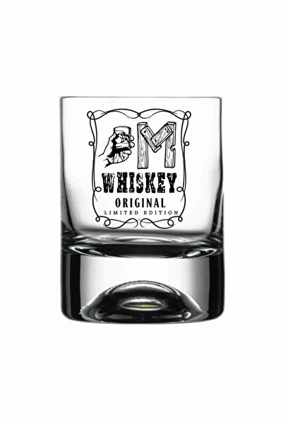 Tasarici كأس ويسكي بتصميم عتيق مع حروف