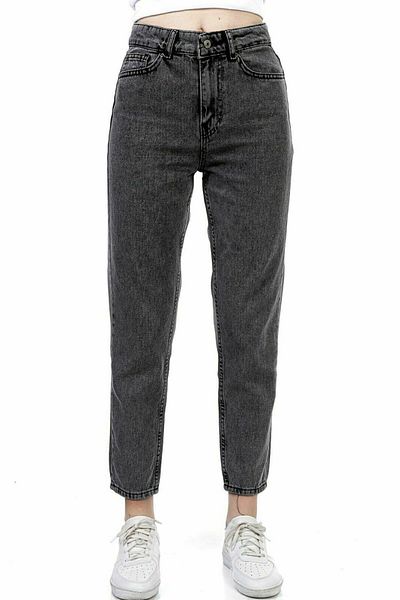 BROSERER Fast Power Lycra Grinded Anthracite Mom Jean Smoked Boyfriend