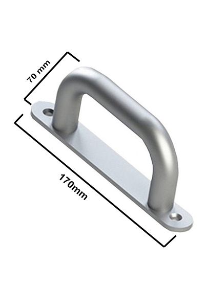 ALETÇANTAM Aluminum Door Handle Mirrored Pull Pipe Handle