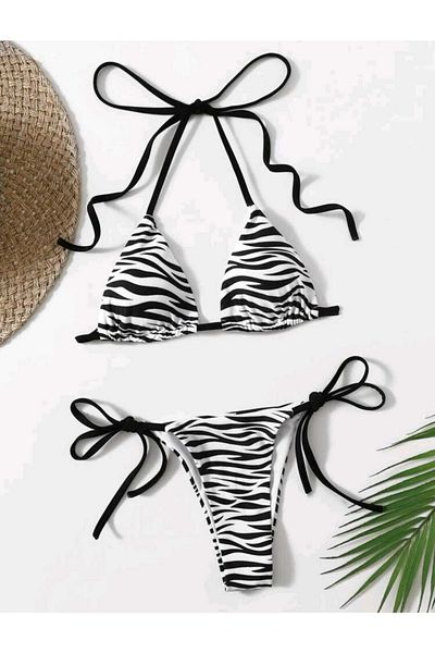 ZEKAS FASHION Σετ μπικίνι Zebra