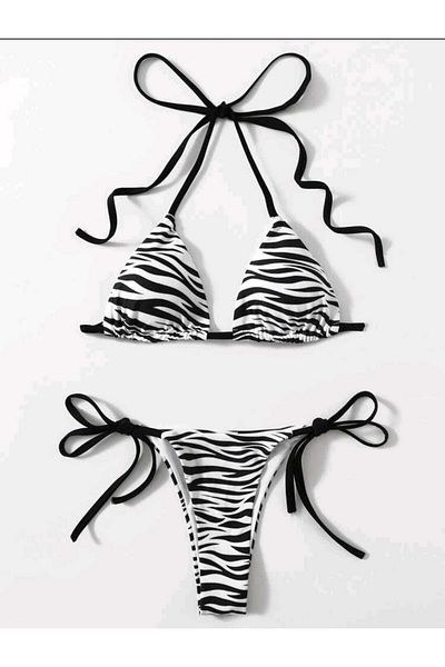 ZEKAS FASHION Σετ μπικίνι Zebra