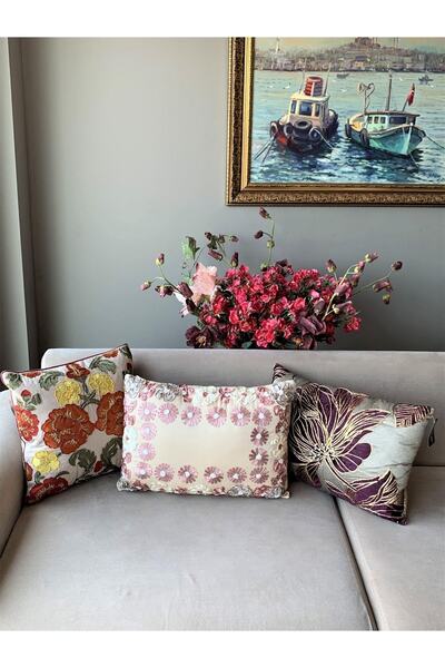 Lucky Art Vz 022 Pink Floral Pillow