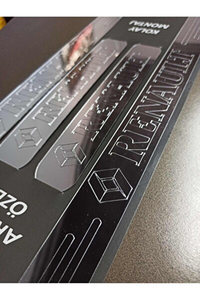 Lazer Store Renault Clio 2 Uyumlu Kapı Eşiği Ve Şeffaf Ayna Yağmur Koruyucu