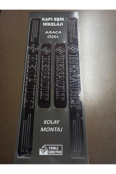 Lazer Store Renault Clio 2 Uyumlu Kapı Eşiği Ve Şeffaf Ayna Yağmur Koruyucu