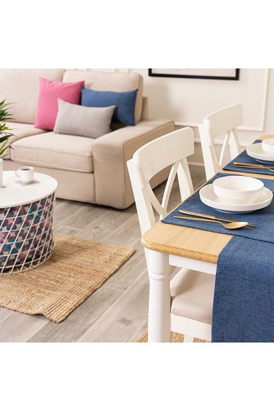 TOSHE 2-Piece Aria Fabric Decorative American Service