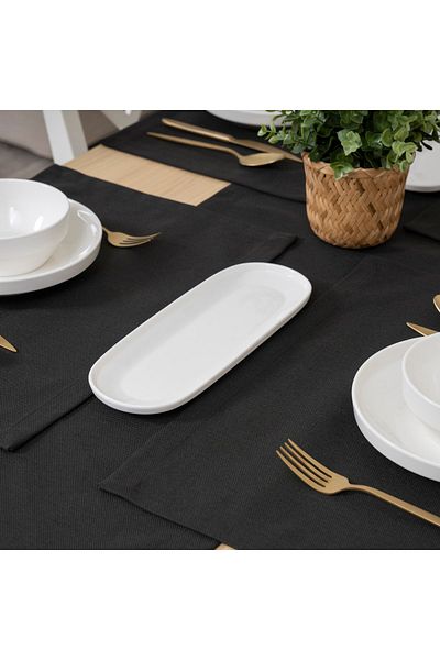 TOSHE 2-Piece Aria Fabric Decorative American Service