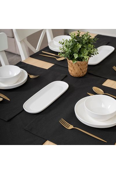 TOSHE 2-Piece Aria Fabric Decorative American Service