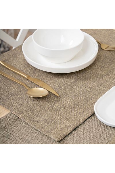 TOSHE 2-Piece Aria Fabric Decorative American Service