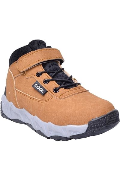 Cool Dallas Yellow Velcro Boy's Boots