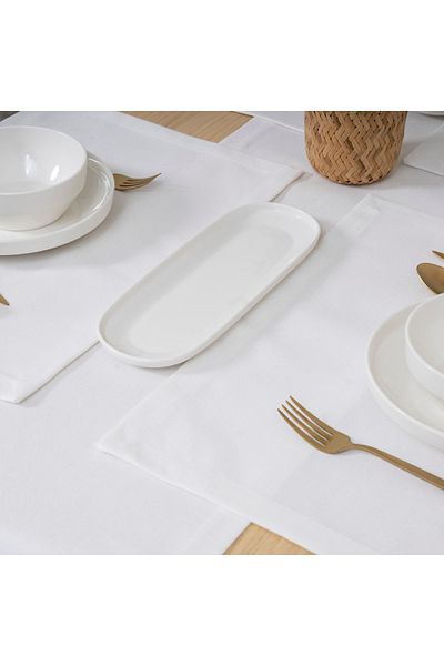 TOSHE 2-Piece Aria Fabric Decorative American Service