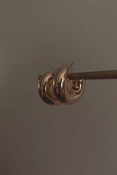 AMORE.İST STORE Ithal Dolgulu Halka Küpe