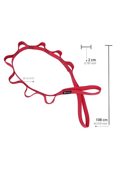 Rebuwo Eight Stage Yoga Stretching Strap Stretching Strap