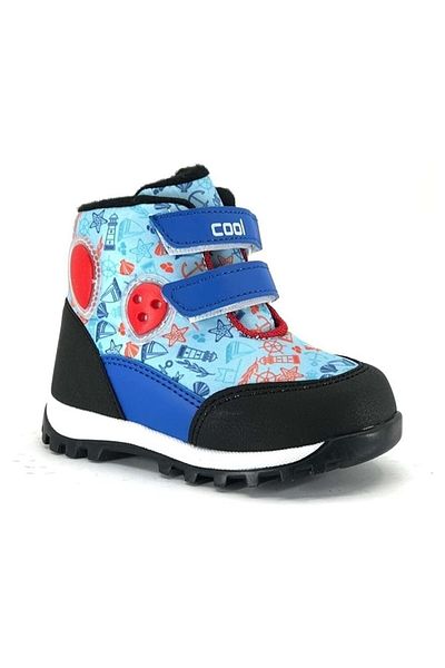 Cool Бебешки ботуши Pixs Blue Boy