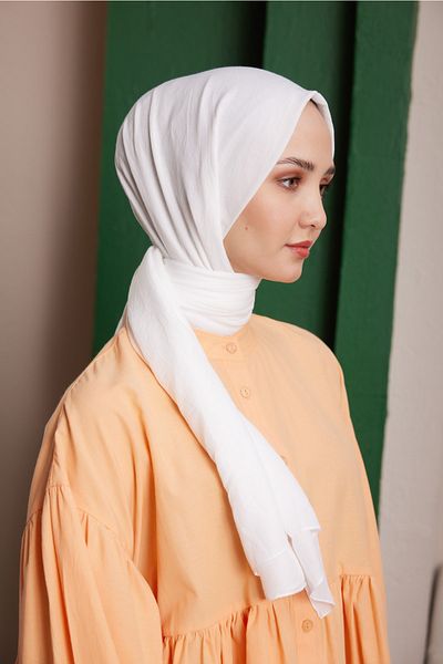 Gülsoy Women's Soft Comfy Shawl Off White - 18