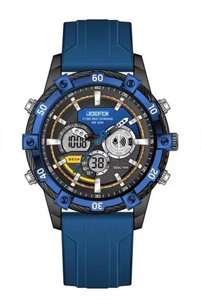 Joefox Men's Wristwatch Digital And Analog Waterproof