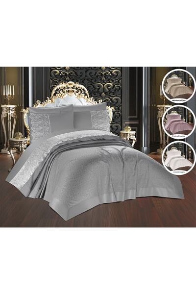 Ricello Home طقم بيكيه بروكيد برباط فرنسي Brkr001 مزدوج 6 قطع