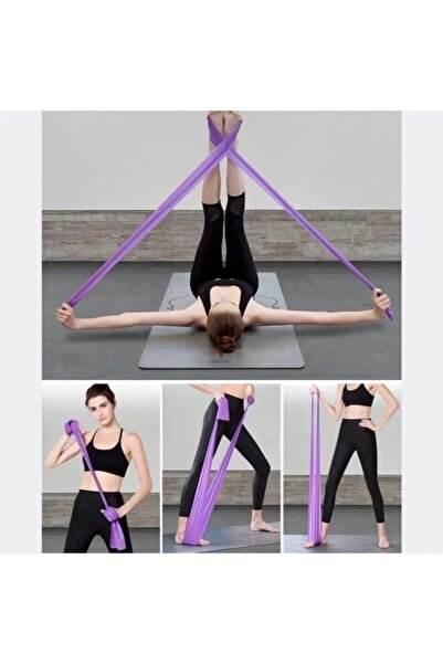 pekial Pilates Bandı Jimnastik Pilates Lastiği 94x7 Cm Egzersiz Aerobik Bant