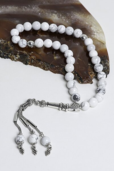 Zümrüt Doğal Taş Official Χάντρες προσευχής από φυσική πέτρα Havlit Sphere Cu...