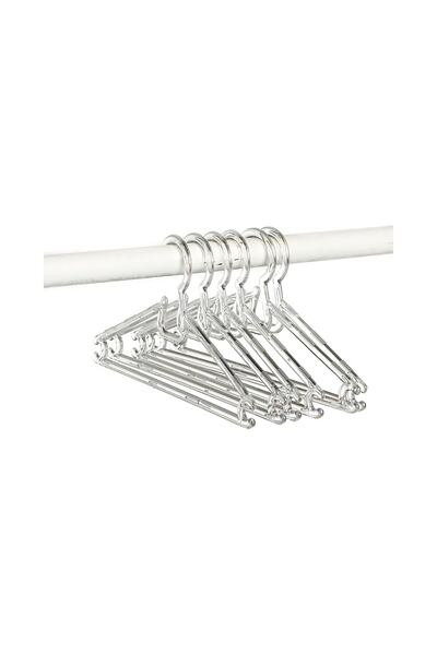 Olgun Home Kristal Askı Şeffaf Büyük Boy Elbise Askısı 6 Adet