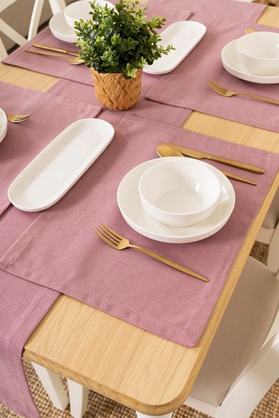 TOSHE 2-Piece Aria Fabric Decorative American Service