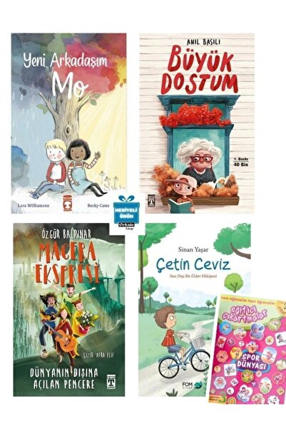 Genç Timaş Hediyeli- Yeni Arkadaşım Mo Büyük Dostum Macera Ekspresi Çetin Cev...