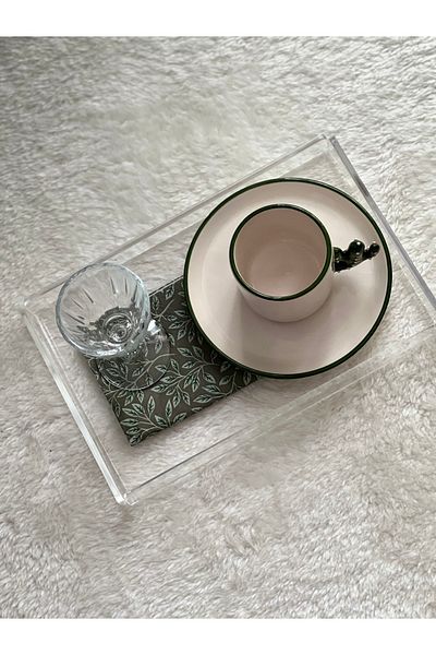 Buber Design Single Transparent Plexiglass Tray 14x22 Presentation Tray