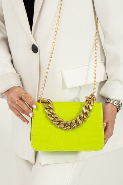 ESTUTE Γυναικεία τσάντα χειρός και ώμου με αγκράφα μπροστά