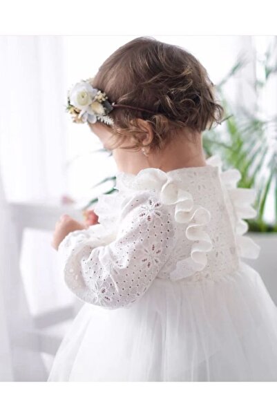 Kokosh kidss Girl's Lace Romper (Suitable for 3-6 months)