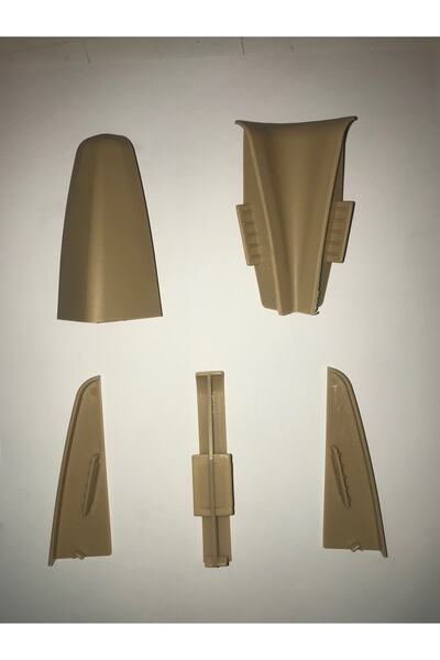 Laminat Parke Süpürgelik Bağlantı Aparatı 8 cm Sütlü Kahve