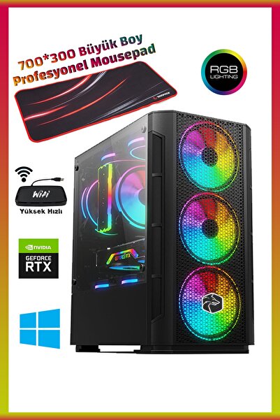 Gamepage Kratos X30 Ryzen 5 5500 16gb 3200mhz 512gb Nvme M2 Ssd 1tb Hdd Rtx30...