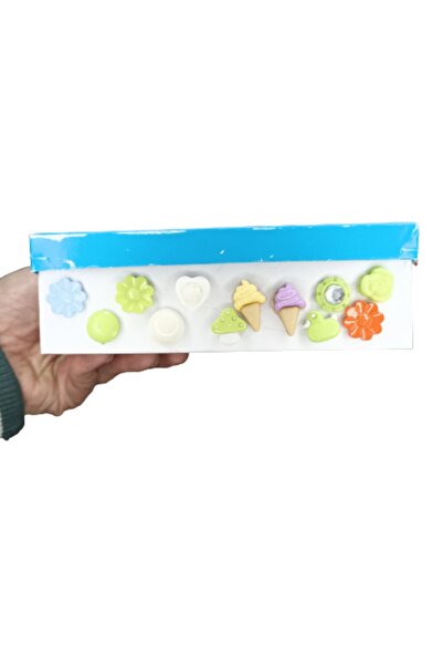 hobim42 Bebek Yelek Ve Amigurimi Düğme Seti 12 Renk Her Renkten 5 Adet Toplam...