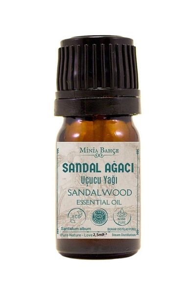 Minia Bahçe Bitki ve Sanat Atölyesi 100% Pure Clove - Sandalwood, Vetiver, Patchouli, Cinnamon, Ylangylang, Cedar Wood Essential Oil, 2.5 ml