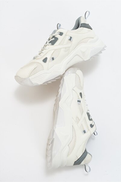 LuviShoes Pantofi sport damă albi Lecce