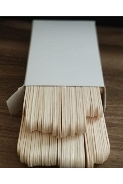 AREMED 5 Kutu - 100 Lük Abeslang Tahta Dil Çubuğu Basacağı - Ağda Spatulası, Spatula 5kutuabeslang