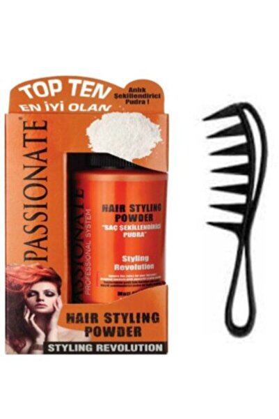 Passionate Pudra Wax 20 gr + Profesyonel Karbon Şekil Tarak Set