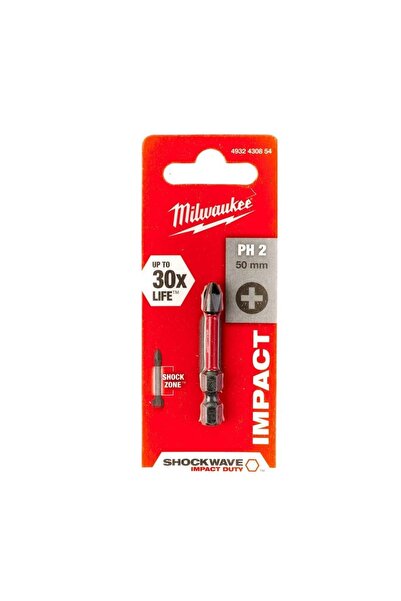 Milwaukee Bits Uç Ph2 50 mm Shockwave
