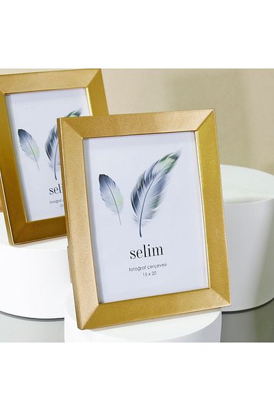 Selim 15x20 Plain Frame Gold