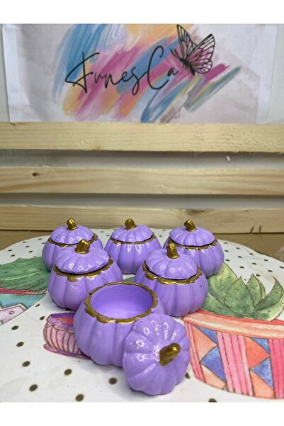 VioletKonseptt 6 Lı Kabak Sunumluk